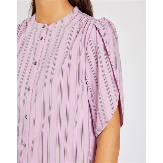 Heartmade HMTulin Skjorte, Pink Stripe
